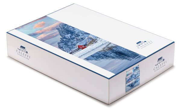 Completo Copripiumino In Cotone Artic Matrimoniale Sogni Di Viaggio Fotografico Caleffi
