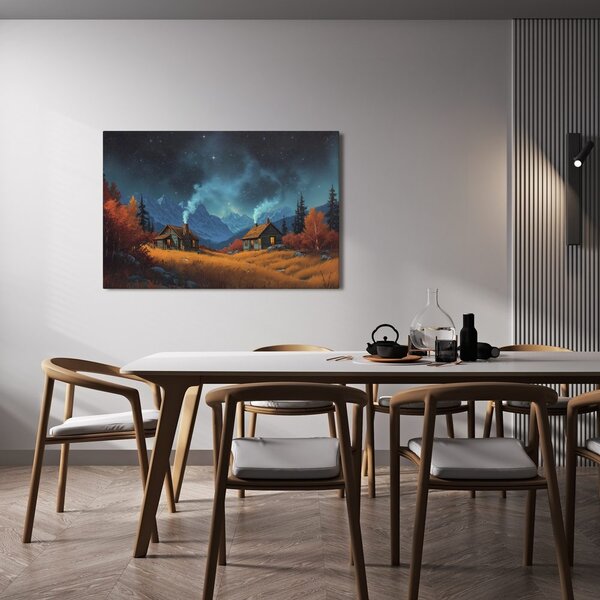Quadro su tela – Magico paesaggio invernale