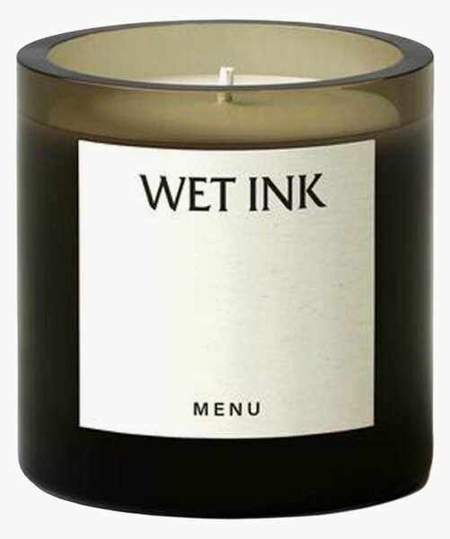 Candela profumata Wet Ink (Ginepro, Cipresso, Pompelmo, Menta) in vetro