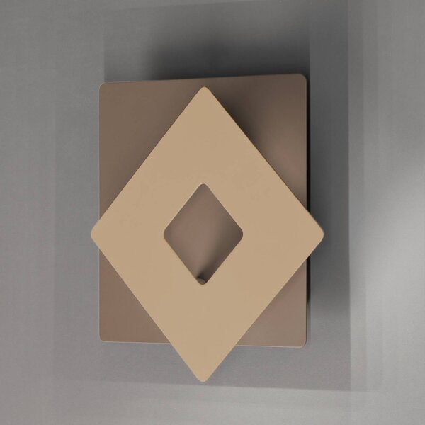 FISCHER & HONSEL Applique da parete a LED Hennes, Crema / Ambra, Soggiorno / Sala da pranzo, Metallo, Moderno, Applique a LED