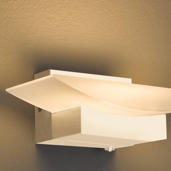FISCHER & HONSEL Applique da parete a LED Bowl TW, dimmerabile, Crema / Ambra, Soggiorno / Sala da pranzo, Metallo, Moderno, Applique a LED