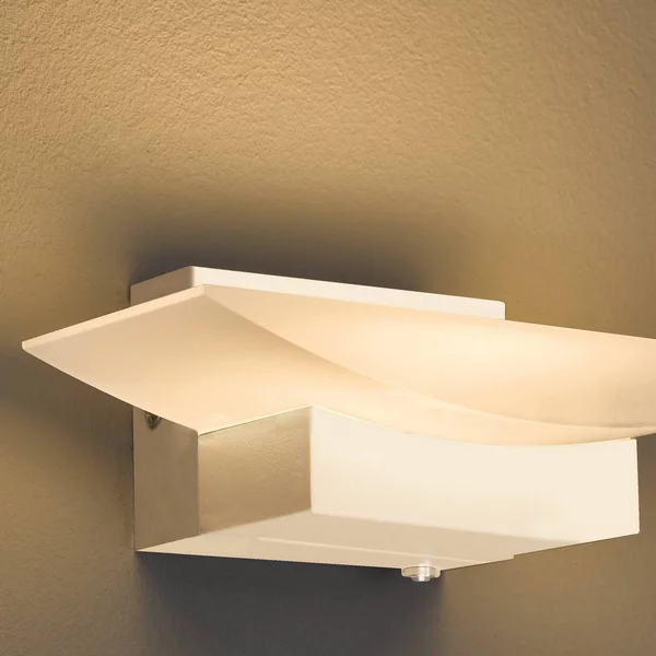 FISCHER & HONSEL Applique da parete a LED Bowl TW, dimmerabile, Crema / Ambra, Soggiorno / Sala da pranzo, Metallo, Moderno, Applique a LED