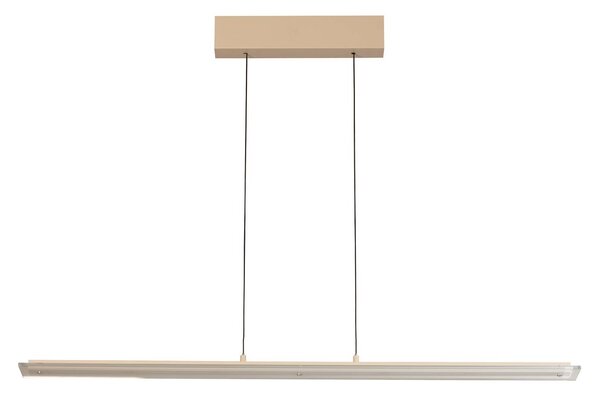 FISCHER & HONSEL Lampada a sospensione Torvi, dimmerabile, Crema / Ambra, Soggiorno / Sala da pranzo, Metallo, Moderno, Lampada a sospensione