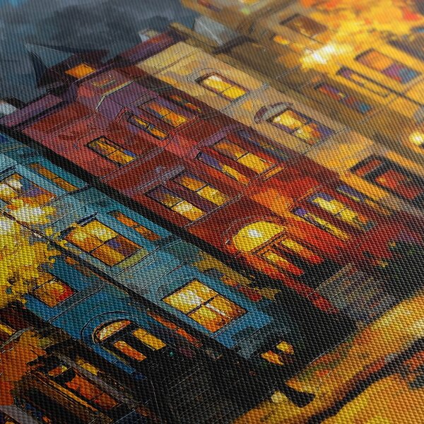 Quadro su tela – Scenografia urbana serale