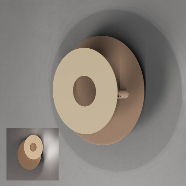 FISCHER & HONSEL Applique da parete a LED Hennes, Soggiorno / Sala da pranzo, Metallo, Moderno, Applique a LED