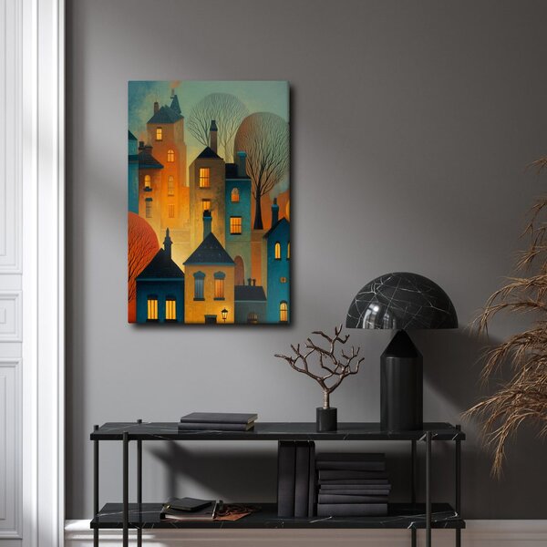 Quadro su tela – Notte magica nelle strade