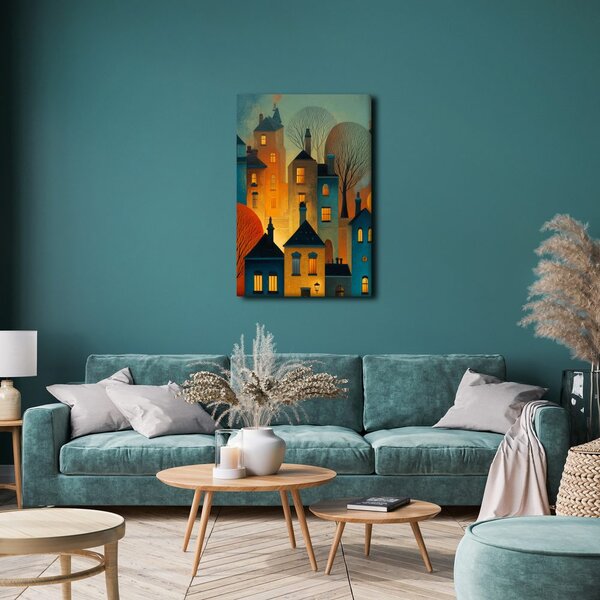 Quadro su tela – Notte magica nelle strade