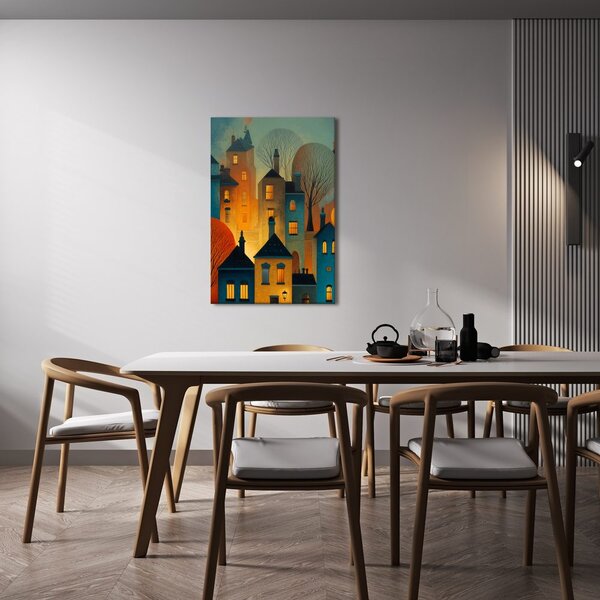 Quadro su tela – Notte magica nelle strade