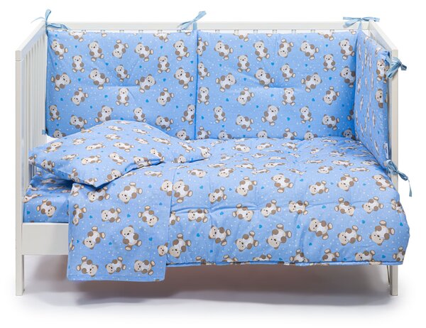 Trapunta In Cotone Orsacchiotti Baby Caleffi Kids Ragazza Azzurro Caleffi