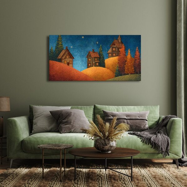 Quadro su tela – Notte festiva tranquilla