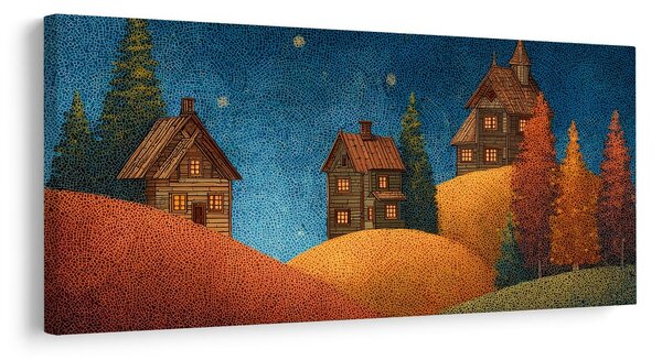 Quadro su tela – Notte festiva tranquilla