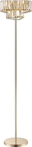 Zuma Line F0496-03G-F7AC - Lampada da terra HELIOS 3xG9/33W/230V dorata