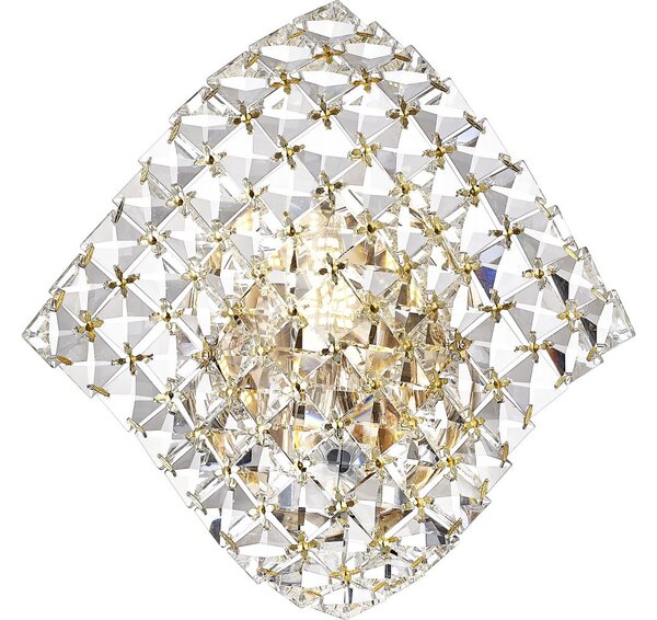 Zuma Line W0221-01S-F7AC - Applique TIARA 1xG9/42W/230V dorata
