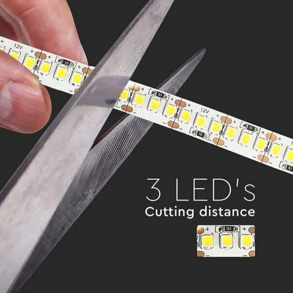 Striscia Led 12V 85W SMD 5 metri IP20 Bianco caldo 3000K V-TAC