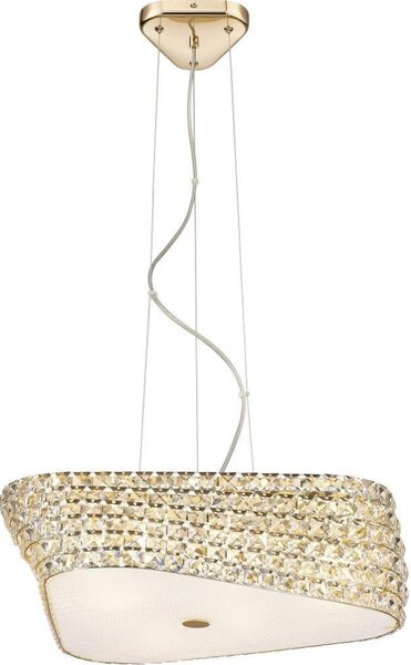 Zuma Line P0286-06M-F7AC - Lampadario a cavo BABYLON 6xG9/42W/230V dorato