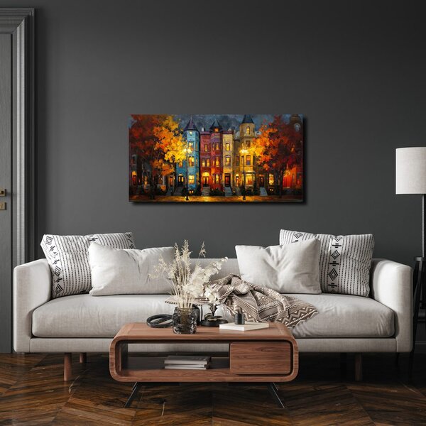 Quadro su tela – Scenografia urbana serale