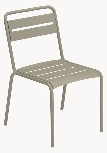 Set di 2 sedie da giardino impilabili Star