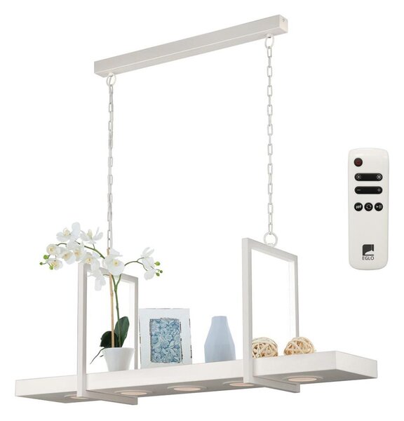 Eglo 39302 - Lampadario a catena dimmerabile LED RGBW CALAMONA 5xLED/6W/230V + telecomando