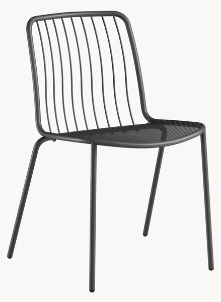 Set di 2 sedie da giardino impilabili Alisea