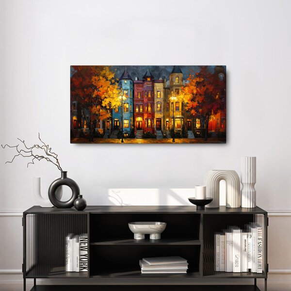 Quadro su tela – Scenografia urbana serale