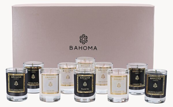 Set di 10 candele mini fatte a mano in scatola regalo Discovery