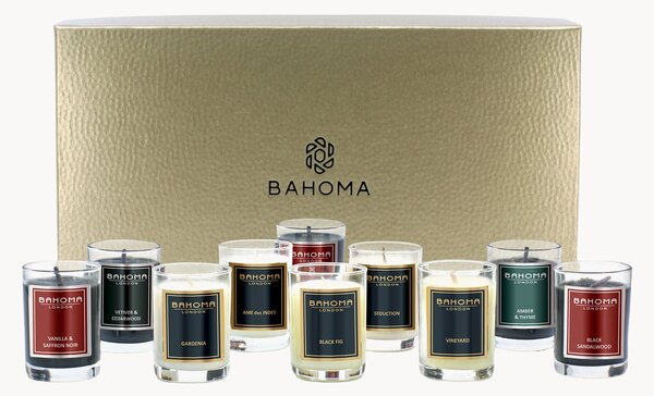 Set di 10 candele mini fatte a mano in scatola regalo Discovery