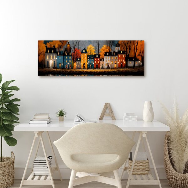 Quadro su tela – Atmosfera serale festiva