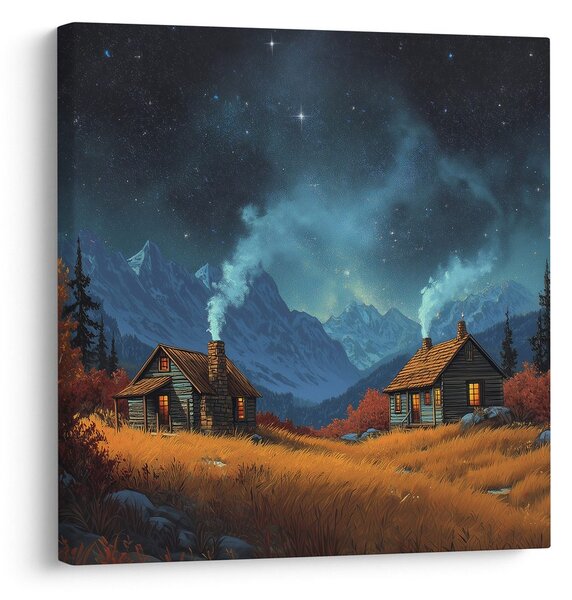 Quadro su tela – Cielo notturno festivo