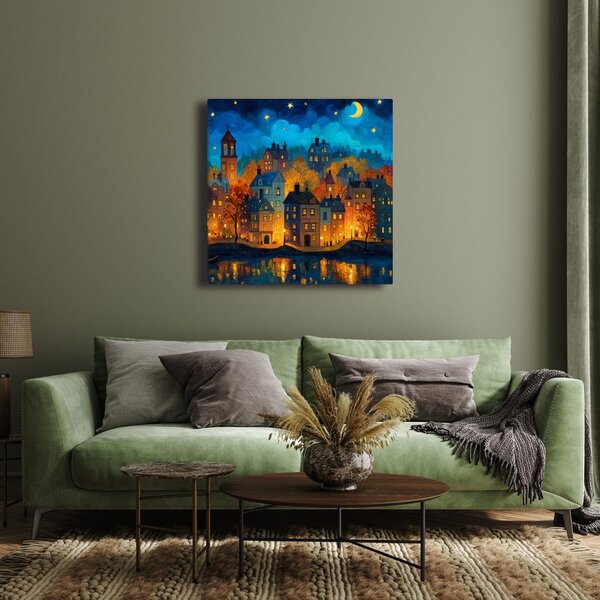 Quadro su tela – Favola serale autunnale