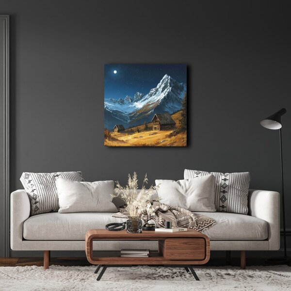 Quadro su tela – Notte festiva in montagna