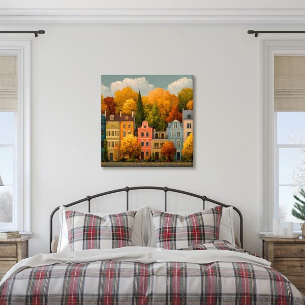 Quadro su tela – Magia della città autunnale