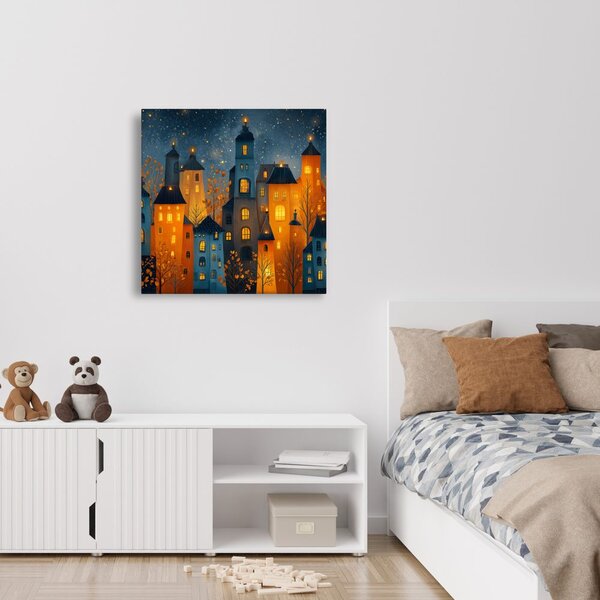 Quadro su tela – Favola urbana festiva