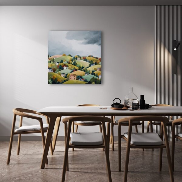 Quadro su tela – Pittoreschi villaggi autunnali