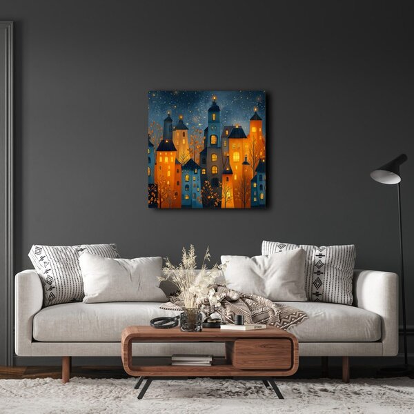 Quadro su tela – Favola urbana festiva