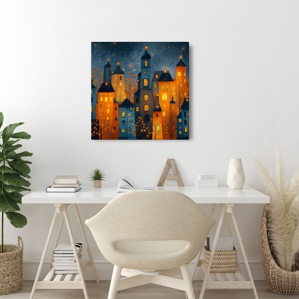 Quadro su tela – Favola urbana festiva