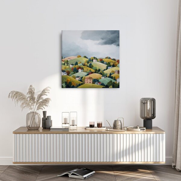 Quadro su tela – Pittoreschi villaggi autunnali