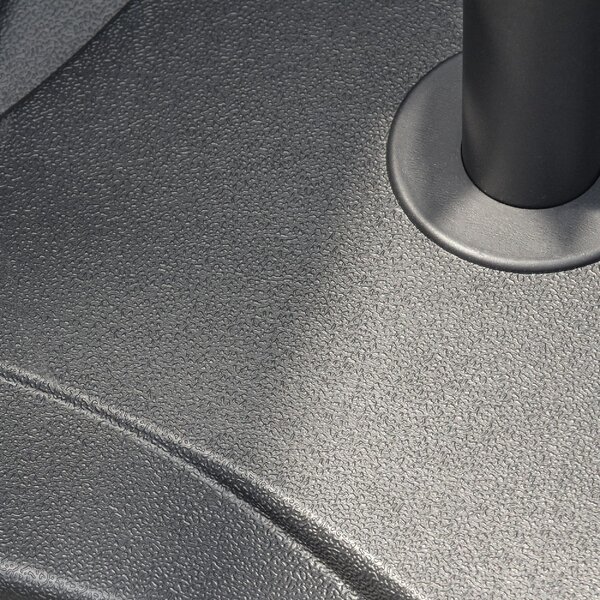 VivaGarden Base per Ombrellone in Plastica da 20kg per Pali da 30-35-38mm 41.5x41.5x35cm