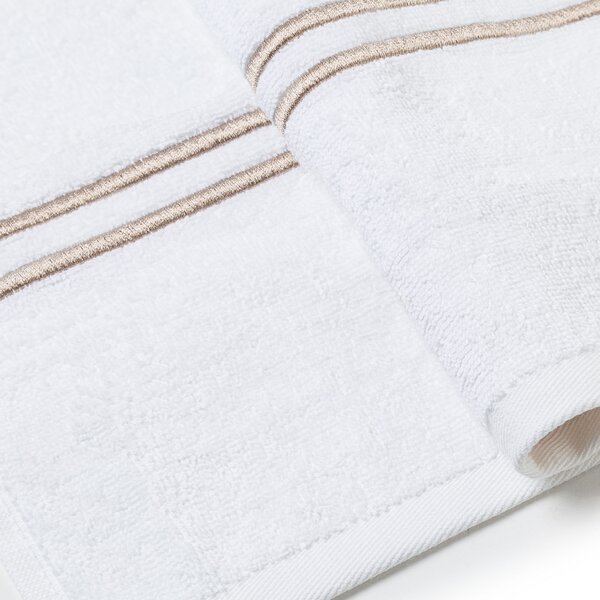 Telo Bagno In Cotone Classic Standard Dreaming Tinta Unita Bianco Caleffi