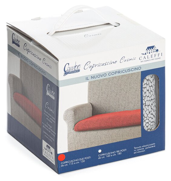 Copricuscino In Cotone Cosmic 2 Posti Caleffi Tinta Unita Zafferano Caleffi
