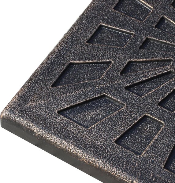 VivaGarden Base per Ombrellone Quadrata in Resina per Pali da 3.8/4.8cm 47x47x32cm