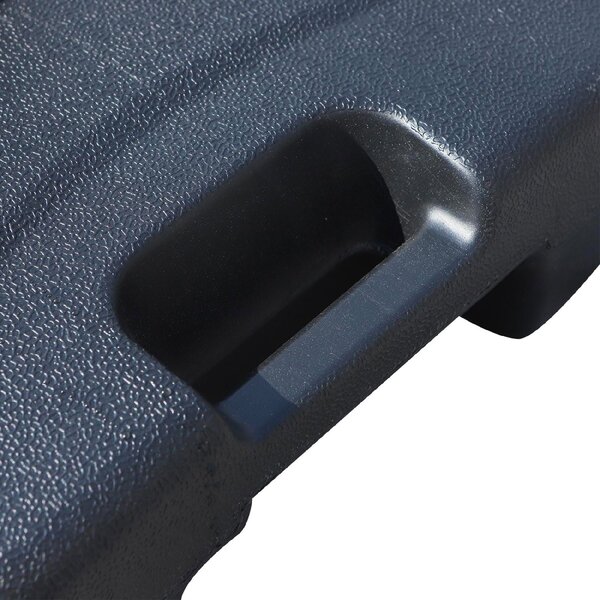 VivaGarden Base per Ombrellone Riempibile con Acqua e Sabbia HDPE Nero 46x45x26 cm