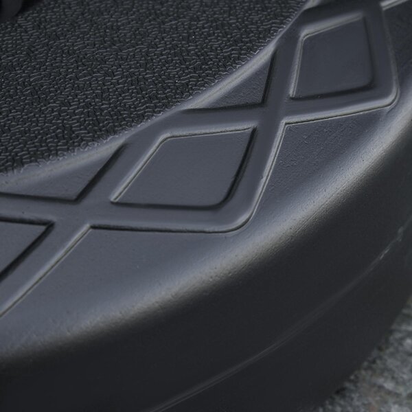 VivaGarden Base per Ombrellone Rotonda 55cm in Plastica da 30kg per Pali da 38-48mm Nero