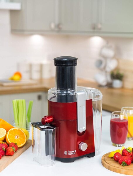 Russell Hobbs Centrifuga elettrica Frutta e Verdura Capacit polpa 2 Litri Potenza 550 Watt colore Rosso - 24740-56 Desire