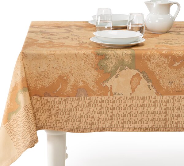 Tovaglia Da Cucina In Cotone Geo Classic CM. 150X150 Alviero Martini 1A Classe Geo Caleffi