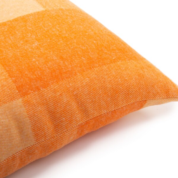 Cuscino D'arredo In Cotone Jeans CM. 48X48 Caleffi Non Specificato Arancio Caleffi