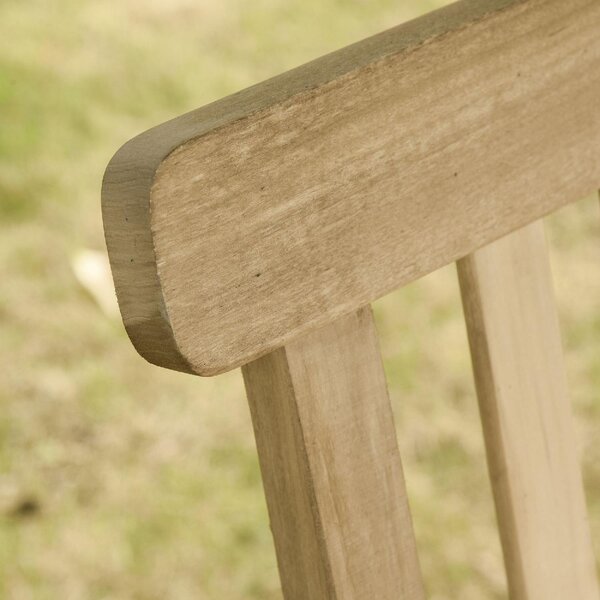 VivaGarden Dondolo da Giardino 2 Posti in Legno Dimensioni 119x65x61 cm colore Naturale