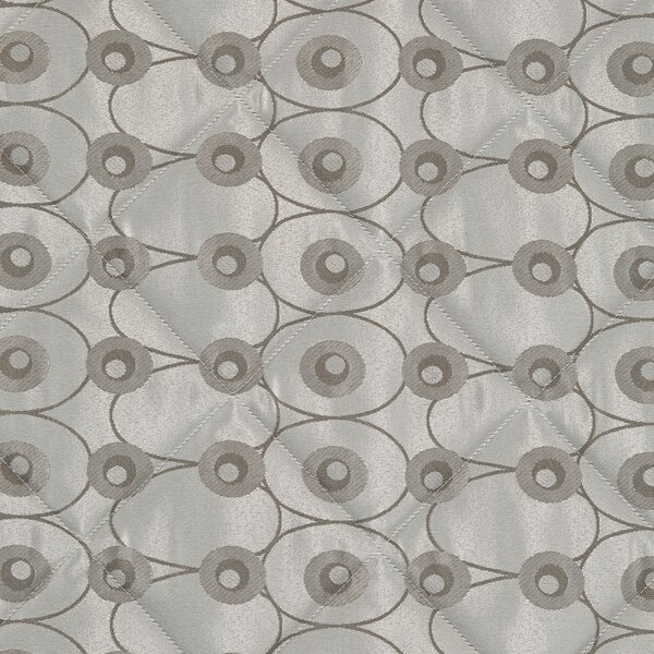 Copriletto Trapuntato In Raso Jacquard Collins Matrimoniale Dreaming Non Specificato Grigio Caleffi