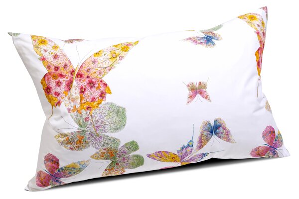 Set 2 Federe Cuscini Decorativi Con Farfalle Dorate | 45,7x45,7 Cm | 100% Poliestere | Cerniera Invisibile | Per Divano, Patio, Auto