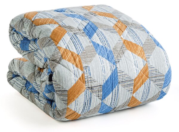 Trapunta In Cotone Tex Matrimoniale New Generation Moderno Blu Caleffi