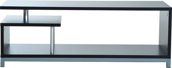 DecHome Mobile TV Moderno con Ripiano a Giorno Dimensioni 114x40x40.5cm colore Nero